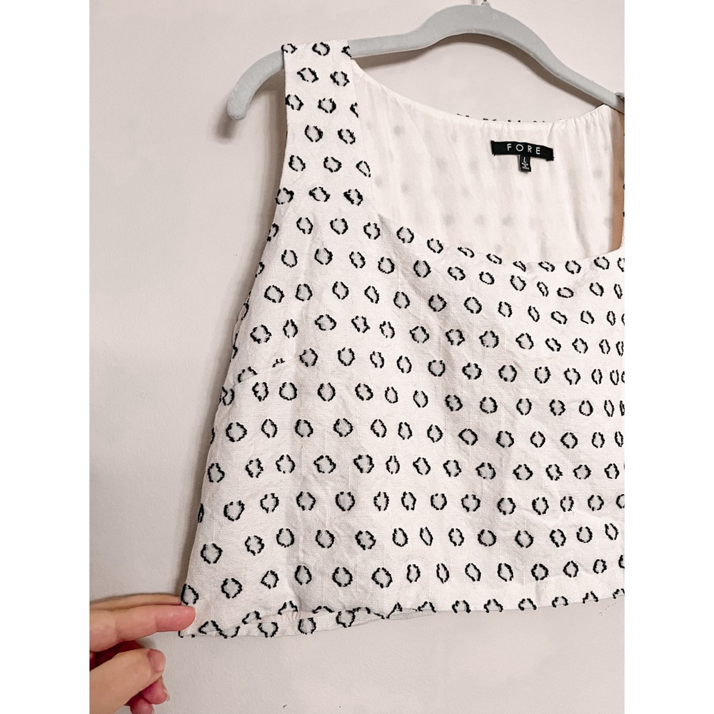 Krista Boxy Linen Tank Top